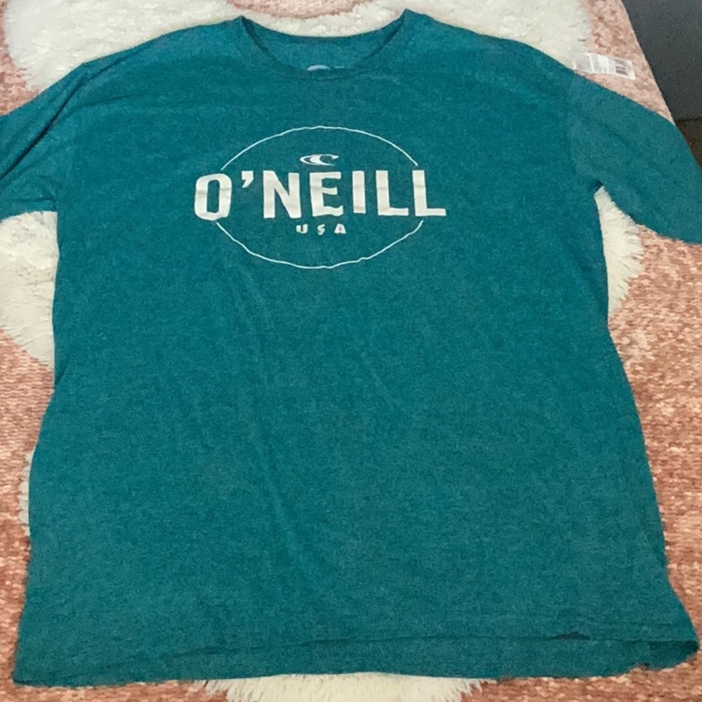 O'Neill Teal Short Sleeve Tee Casual Comfort